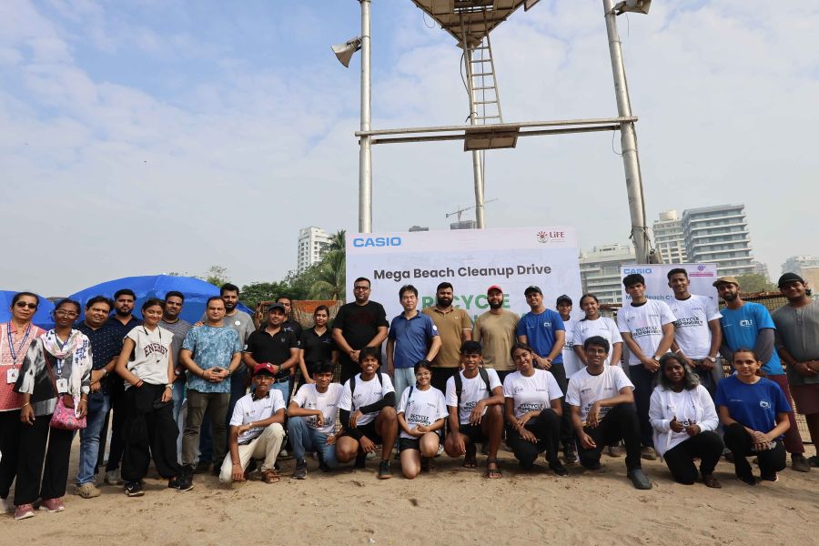 Casio India and Change Is Us Collect Over 1,250 Kgs of Waste in ‘Recycle Responsibly’ Beach Clean-Up Drive at Girgaum Chowpatty